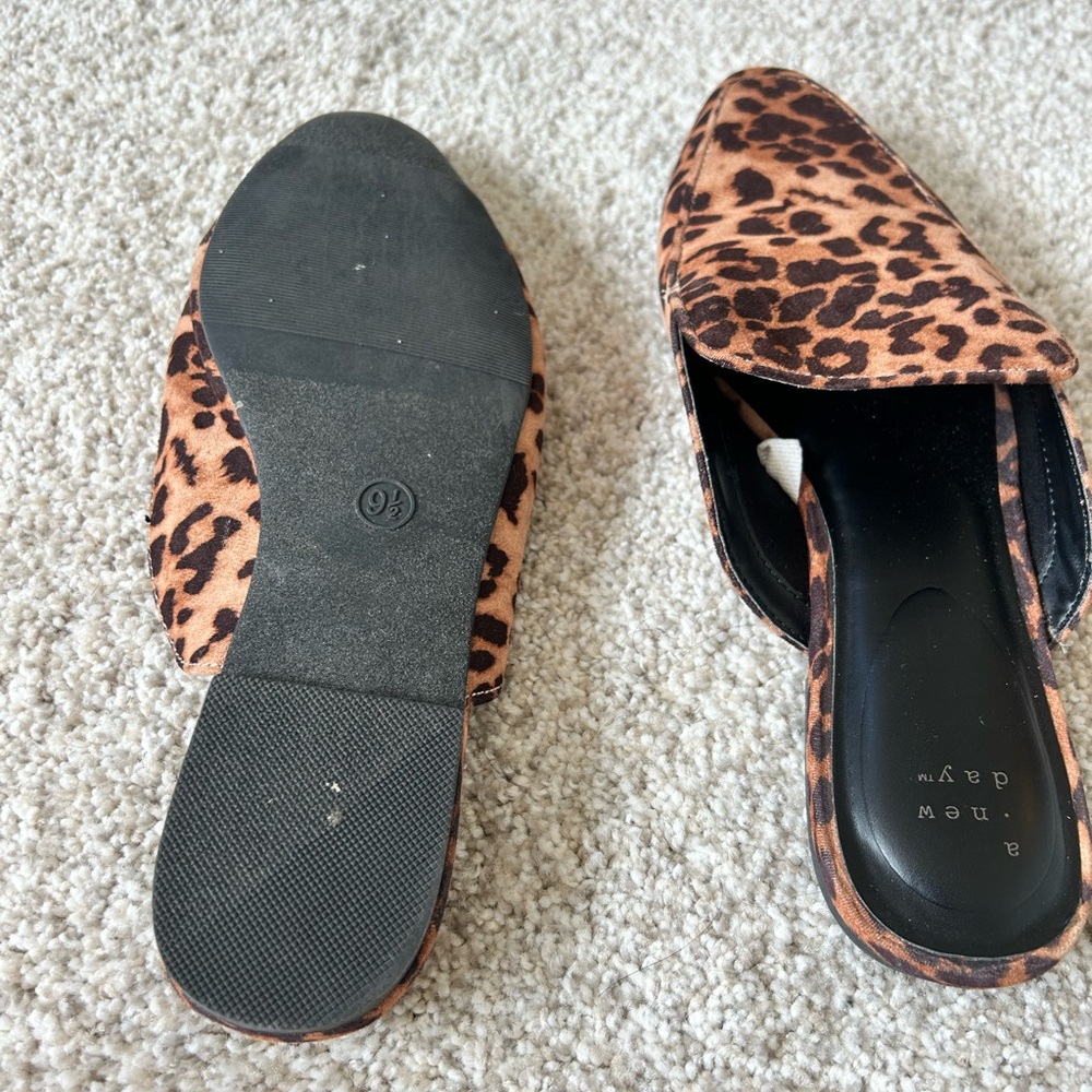 a new day Leopard Print Slip-On Loafers in Brown and Black - Picture 5 of 5